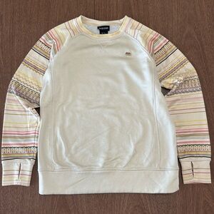 Women’s Burton Oak Pullover Crewneck Sweatshirt Size Small Stowe Raglan